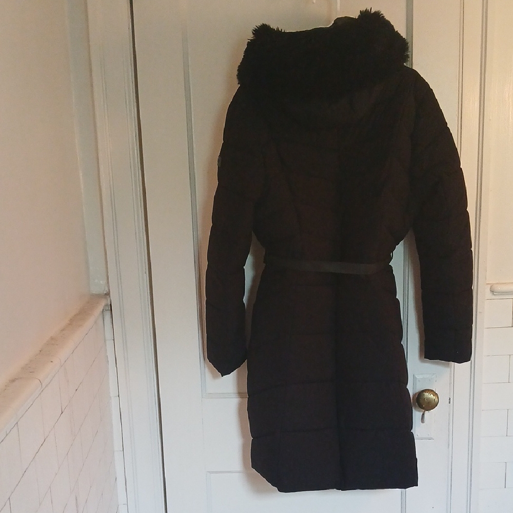 DKNYC Black Puffer Jacket Sleek Insulated Design - Picture 9 of 16